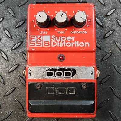 DOD Supra Distortion FX55-B Red 1990s | Reverb Canada