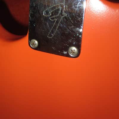 1965 Fender Mustang Salmon Pink w/ Original Hardshell Case image 9