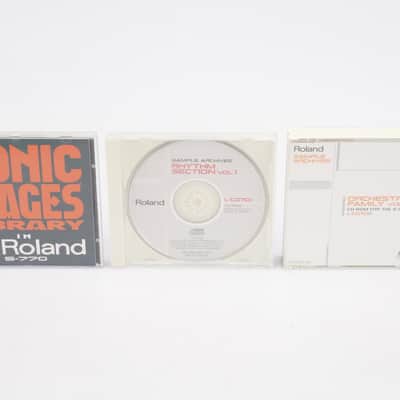 Roland Orchestral Family Vol 1& 2 Rhythm Section CD ROM Disks S-750 S-770 #54938 image 2