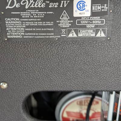 Fender Hot Rod DeVille 212 IV 60W 2x12 Tube Combo – NOS w/ Footswitch image 8