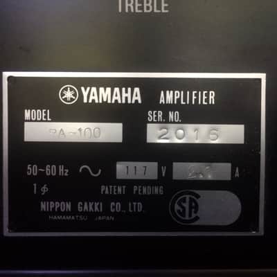 Very Rare - Yamaha RA-100 Rotating Speaker Amp image 2