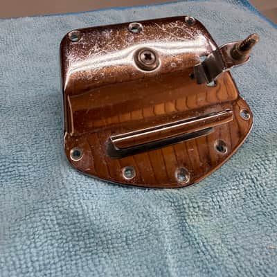 Univox Tremolo Tailpiece 60s-70s - Chrome Teisco Kawai Guyatone kawai image 4