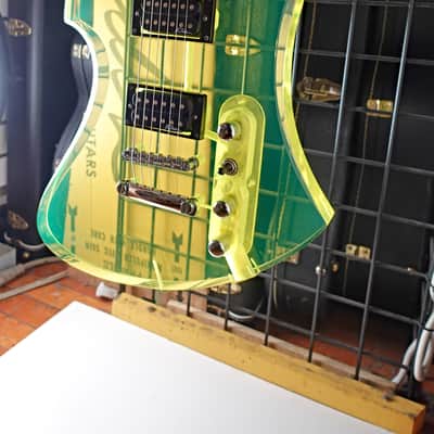 B.C. Rich Acrylic Series Mockingbird 1999 - Translucent Green image 4