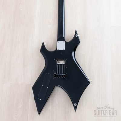 1986 B.C. Rich Warlock NJ Series Black w/ Seymour Duncan SH-2 & SH-4, Japan image 3