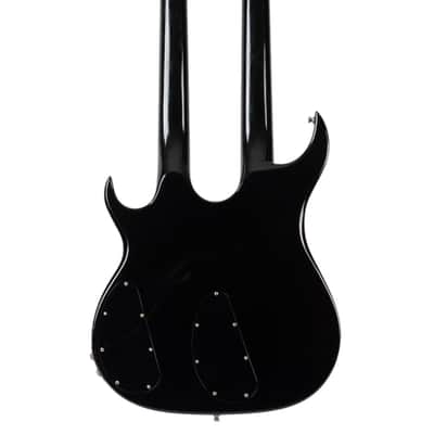 1984-85 Carvin DN612 6/12 String Doubleneck Guitar Black w/Hard Shell Case #17848 image 8