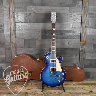 Gibson Les Paul Standard 60s Figured Top - Blueberry Burst with Hard Shell Case image 16