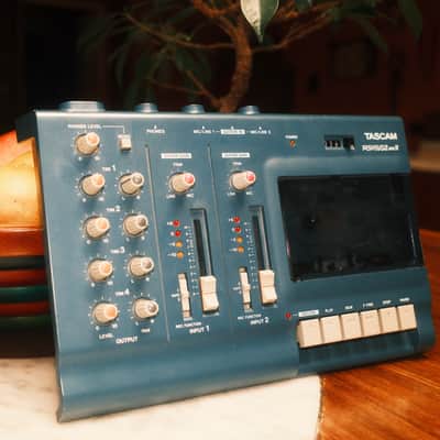 TASCAM Porta 02 mkII Ministudio 4-Track Cassette Recorder 2000s - Blue image 4
