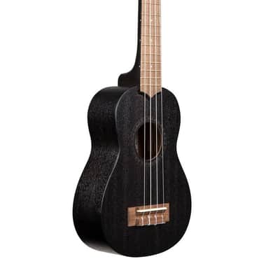 Kala KA-15S-BLK Black Satin Mahogany Soprano Ukulele image 2