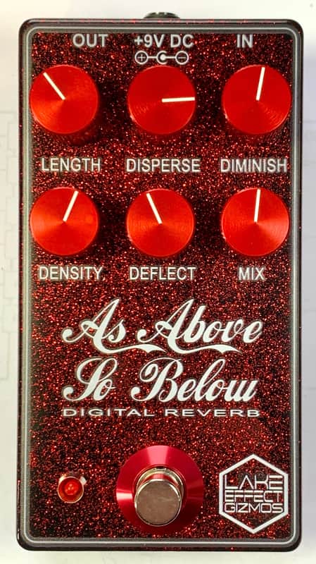 As Above So Below (Afterneath Reverb clone) 2024 - Red Sparkle - 125B image 1