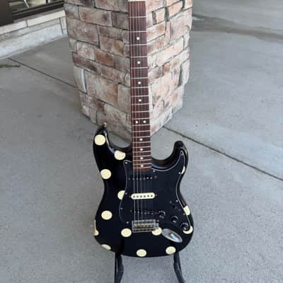 Fender Buddy Guy Artist Series Signature Stratocaster Black with Polka Dots Roadworn image 1