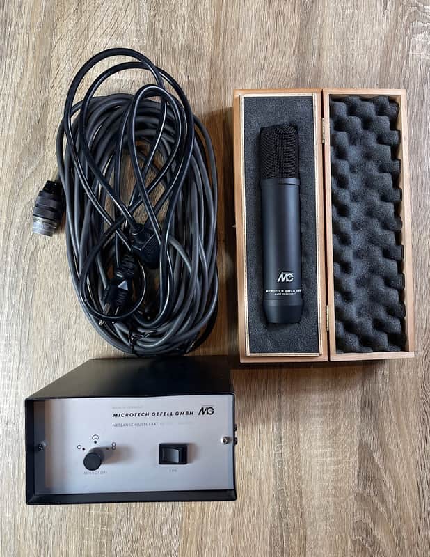 Microtech Gefell UM92.1S Multipattern Tube Condenser Microphone Matte Black image 1