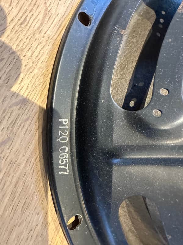 1955 Jensen P12Q 12" 40 Watt 8 Ohm Speaker Original Cone Rare image 1