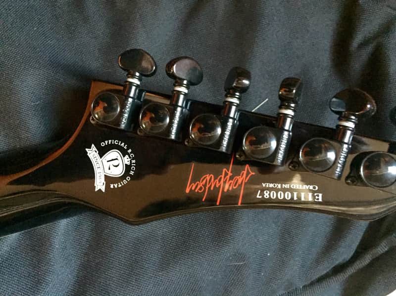 B.C. Rich Warlock JJSWBS 2011 Blood Splatter image 1