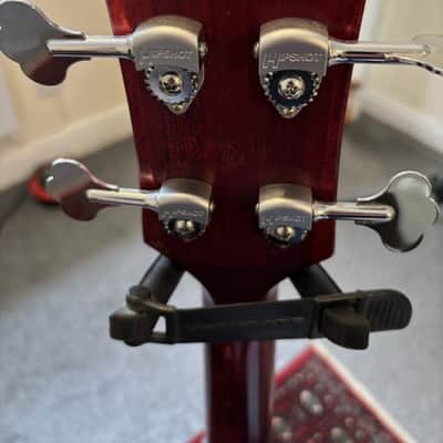 Gibson Les Paul Junior Tribute DC Bass Left-Handed 2019 - 2024 - Worn Cherry image 8