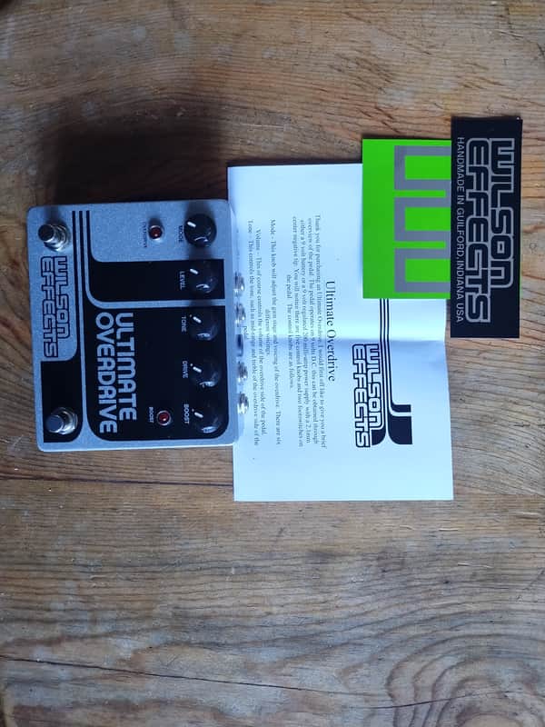 Wilson Effects Ultimate Overdrive Pedal - NOS image 1
