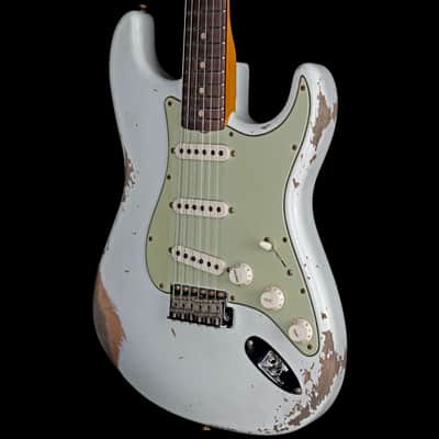 Fender Custom Shop 1961 Stratocaster Heavy Relic Aged Olympic White R121547 image 1