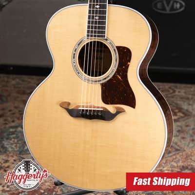 Taylor Legacy 815e Deep Body Jumbo Acoustic/Electric Guitar - Natural with Hardshell Case