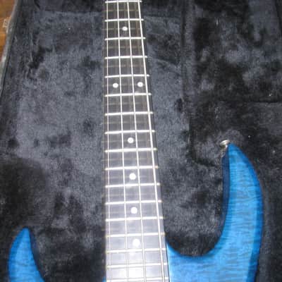 CARVIN LB75  WITH KAHLER TREMOLO 90S BLUE TRANSLUCENT image 4