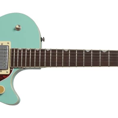 Gretsch Streamliner Jet Club Single-Cut with Wraparound, Laurel Fingerboard, Mint Metallic image 3