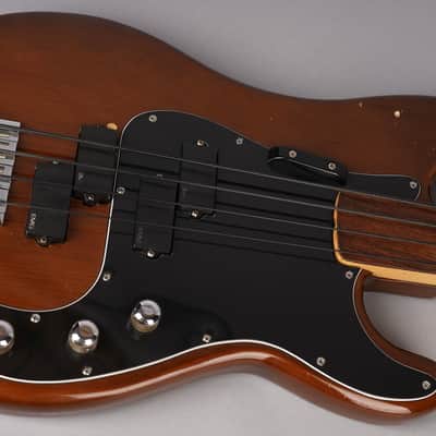 1978 Fender Precision Bass - Fretless Rosewood - Walnut / Mocha image 15