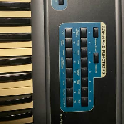 E-MU Systems PK6 KEYBOARD SYNTH 2003 - Silver And Blue image 8