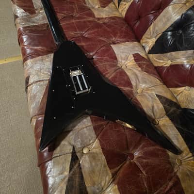 ESP Edwards SV Flying Arrow V MIJ Guitar - Gold Original Floyd Rose EMG image 17