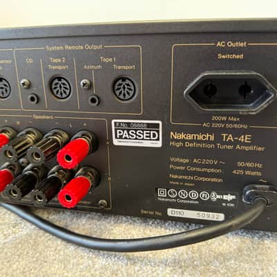 Nakamichi TA-4E Stereo Receiver – Nelson Pass Stasis Design, 100W Excellent image 13
