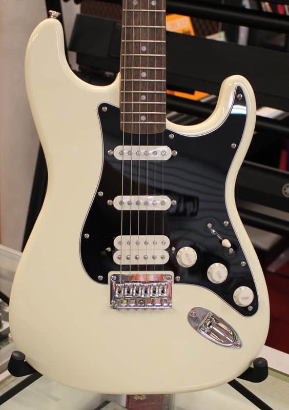 Squier Classic Vibe 70's Stratocaster HSS Hardtail Electric Guitar Olympic White 7lbs 10oz image 1
