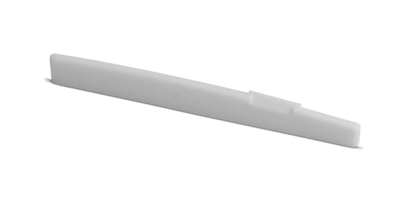 Lefty Bone Saddle – Fits Some Taylor® Guitars – B Compensation – 9 mm Height image 1