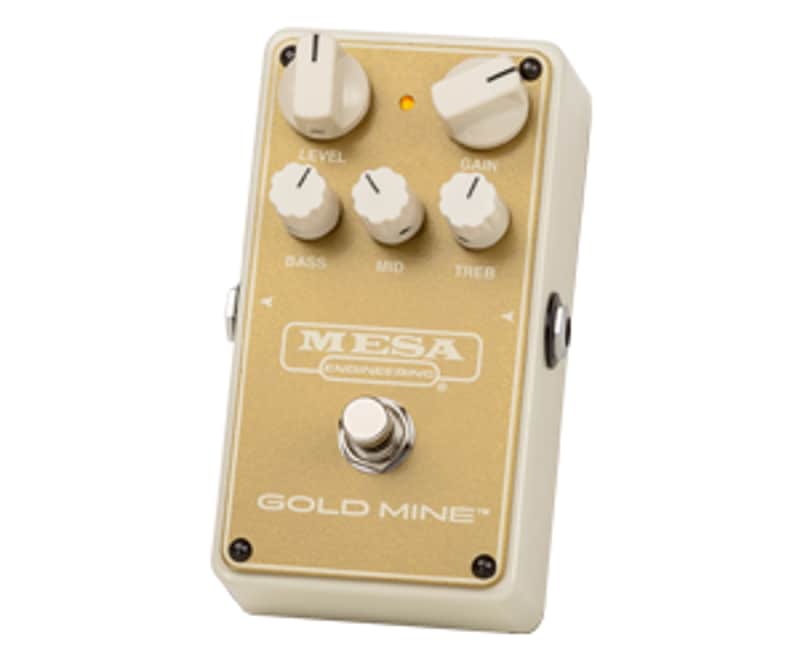 Mesa Engineering Gold Mine Overdrive Pedal - Gold Mine / Brand New image 1