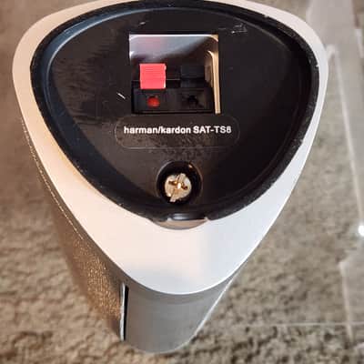 Harman Kardon Harman Kardon SAT-TS8 is a compact wired satellite speakers -4 speakers 90s - Silver image 4