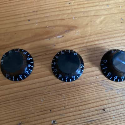 Epiphone Thunderbird Bass Guitar Control Knobs x 3 China image 1