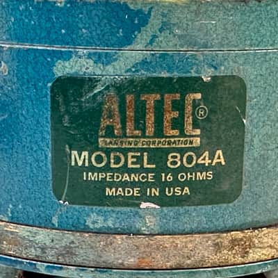 Vintage Altec Lansing 804A Compression Driver image 4
