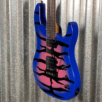 Westcreek Guitars Aetheris Superstrat Blue Tiger Guitar #0167 Used image 6