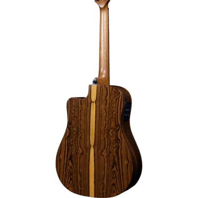 Guitare Folk Electro Lag THV30DCE HyVibe 30 Dreadnought Cutaway image 6