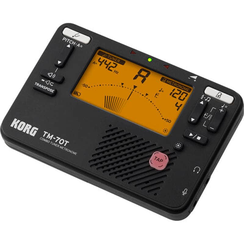 Korg TM-70T Combo Tuner Metronome - Black image 1