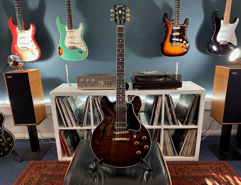 Gibson Custom Shop CS336 Flame Maple 2002 - Tobacco image 1