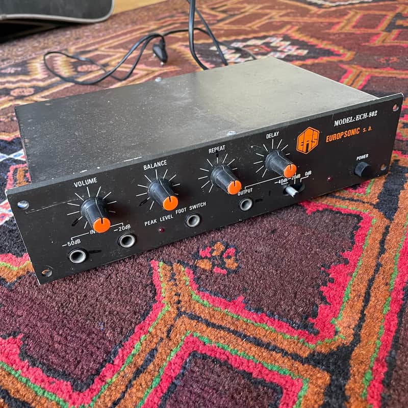 Europsonic ECH-802 bucket brigade analog delay 1989 Matsushita logo MN3005 image 1