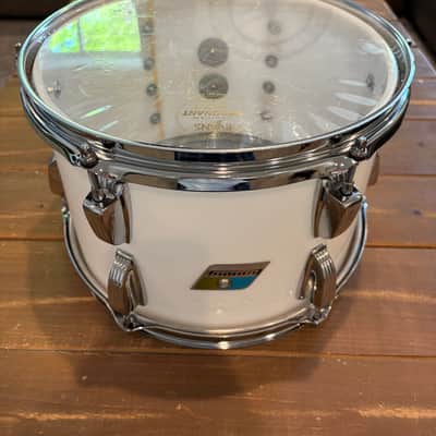 Ludwig 8x12" Vistalite Tom - Solid White, REPAIRED image 5