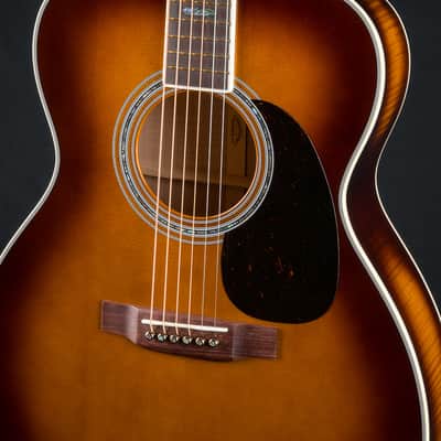Martin M 0000 Custom Flamed Maple and High Altitude Swiss Spruce Full Ambertone Burst NEW - Ambertone Burst image 7