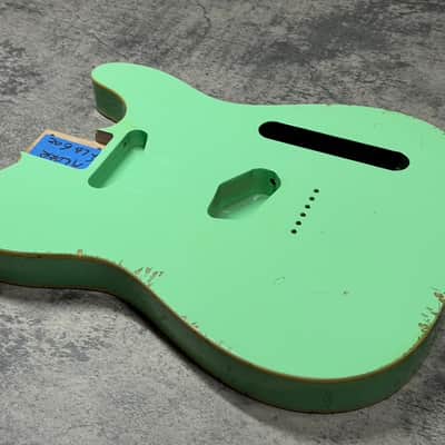 Real Life Relics Tele® Telecaster® Body Double Bound Aged Surf Green image 6