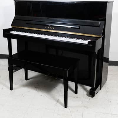 2012 Yamaha T118 Upright Piano | Polished Ebony | 47" | Serial No. H0206169 | Used image 1