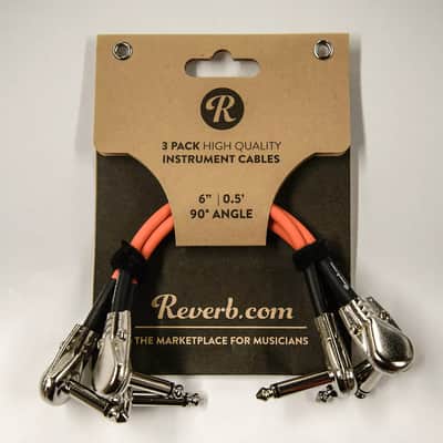 Reverb Instrument Patch Cables (3-pack, Right Angle)