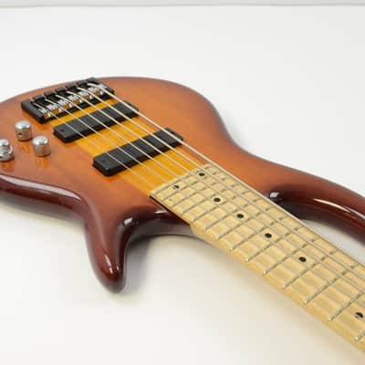 Carvin Icon IC6 6 String Bass Guitar - Sunburst Active Electronics IC-6 image 9