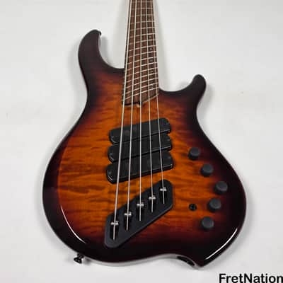 Dingwall Combustion C3 5-String Vintage Burst w/ Pau Ferro Fingerboard 9.38lbs 19474B B-Stock image 4