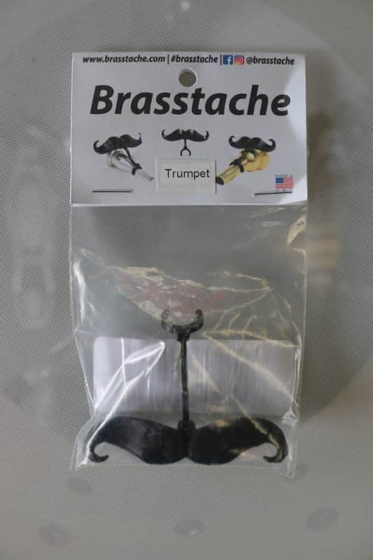 Brasstache mustache for trumpet mouthpiece image 1