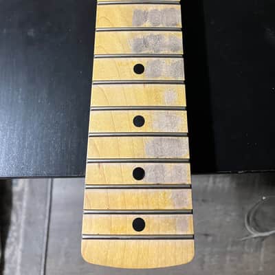 Warmoth Stratocaster replacement neck - Nitrocellulose Lacquer Relic Finish image 3