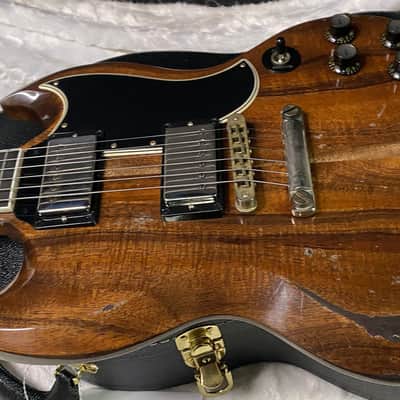 NEW! Gibson CS Custom Shop SG Custom Figured KOA - Murphy Lab Heavy Aging - Authorized Dealer - 7.5 lbs - G07385 image 9