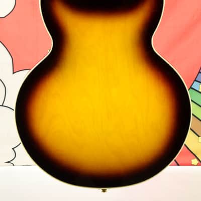 Epiphone Sheraton Frequensator Semi-hollowbody Electric Guitar - Vintage Sunburst, Gig Bag image 11