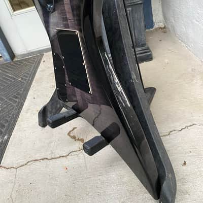 2010s Lado Earth 2002  - Trans Black Flame Maple Top with OHSC image 14